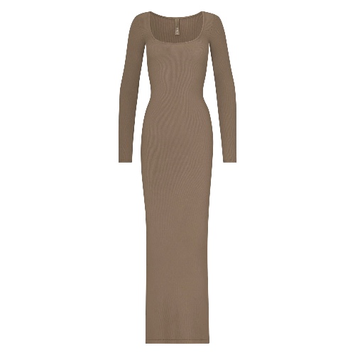 SOFT LOUNGE LONG SLEEVE DRESS | OXIDE