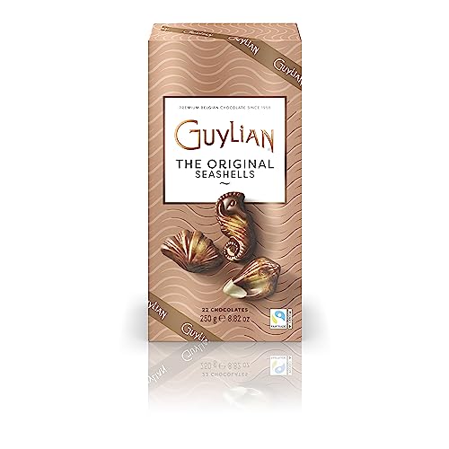 Guylian Original Seashells Luxe Box | Box of Chocolate Gifts | Belgium Chocolates | Chocolates Gift | Box of Chocolates Gift For Women Men | Valentines Christmas Birthday Gifts | 250g