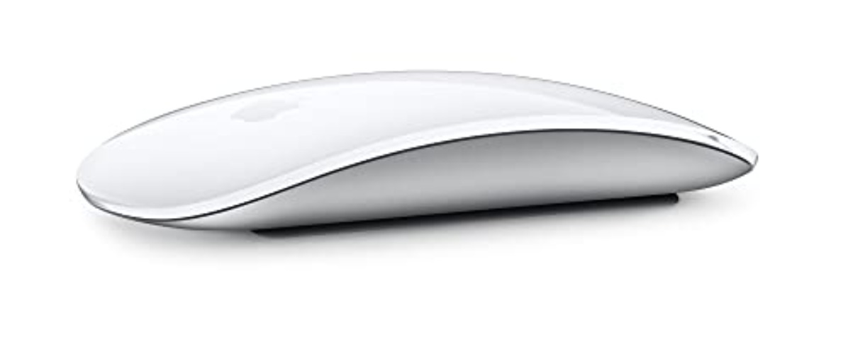 Apple Magic Mouse: Wireless, Bluetooth, Rechargeable. Works with Mac or iPad; Multi-Touch Surface - White - White
