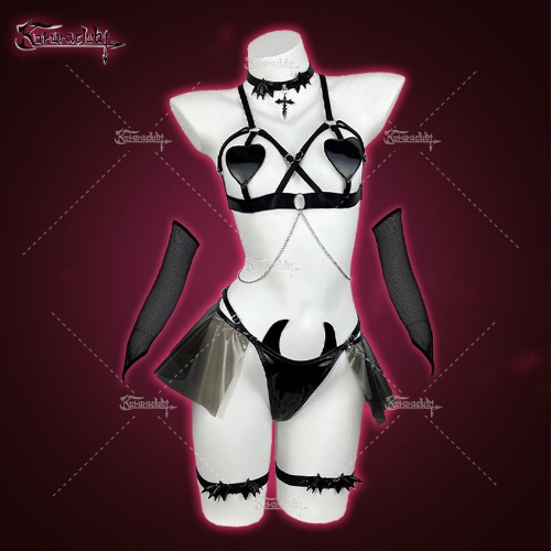 KORURACLUB X CDOLLYCHAN: COSPLAY DARK LUST LINGERIE KO27（6-PIECE SET） | M