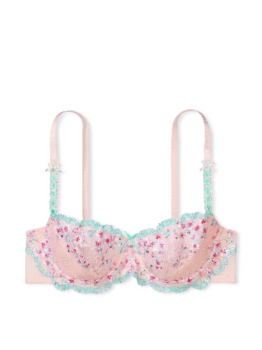 Embroidery Balconette Bra