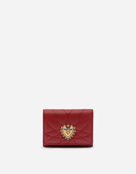 Small continental Devotion wallet in Red for | Dolce&Gabbana® US