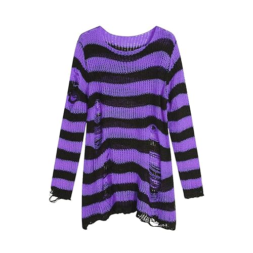 gothic Pullover oversized purple