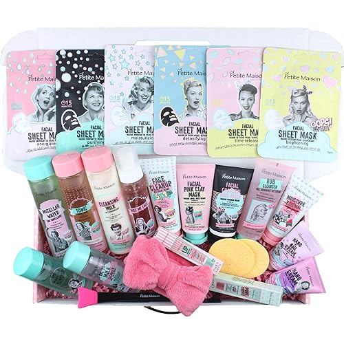 Gift Box for Women - Care Package Gifts for Women - Unique Gifts for Women, Mom, Her, Sister, Aunt, Friends - Birthday Gifts for Women Gift Basket Spa Skin Care Sets (Premium Luxury 25 Pieces)