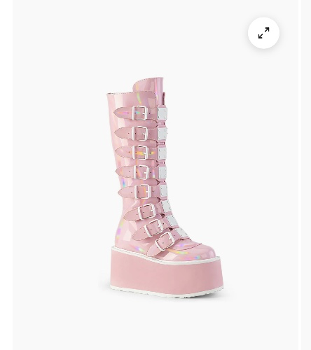 Damned-318 | Baby Pink Holo Patent / 7