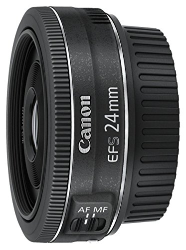 Canon 9522B005 Objectif EF-S 24 mm f/2.8 STM pour Canon Noir - Objectif EF-S 24mm
