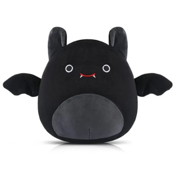 Kawaii Vampire Bat Plush Toy, 8 Inch Fluffy Cute Goth Stuffed Animal, Cute Plushies Gift for Kids Adult Teens Boys and Girls