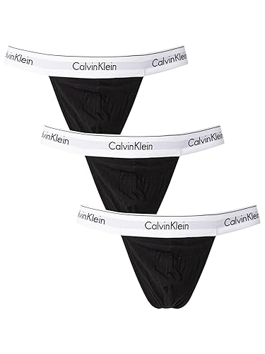 Calvin Klein Men's Thongs - L - Black (Black, Black, Black)