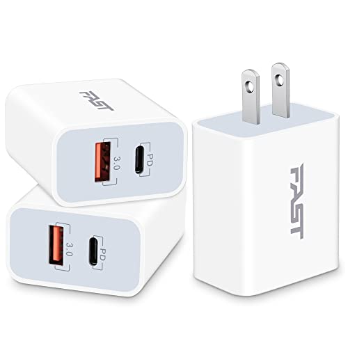 Power-7 USB C Wall Charger, 3-Pack