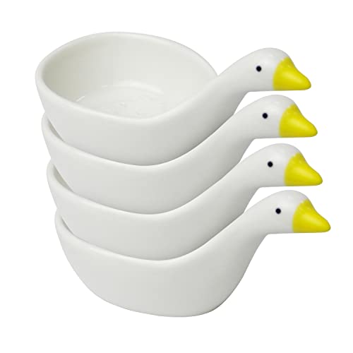 Dipping Sauce Bowls Set Cute Duck Design