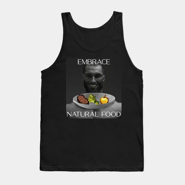 Gigachad embrace natural food - wojak