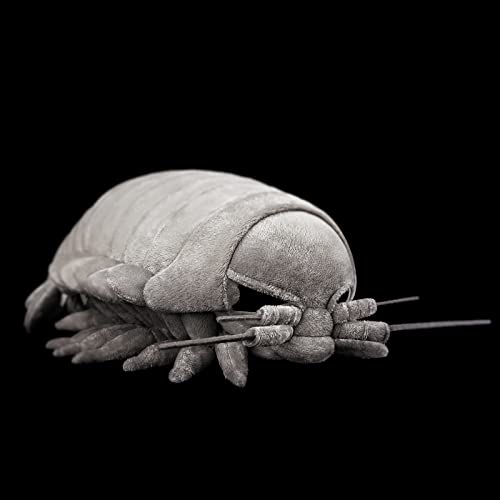 ZHONGXIN MADE Giant Isopod Plush - Lifelike 13inch Isopod Stuffed Animal, Simulation Bathynomus Giganteus Arthropod Insect Plushie, Soft Crustaceans Animals Toys Model Dolls Gifts for Kids - Isopod 13in
