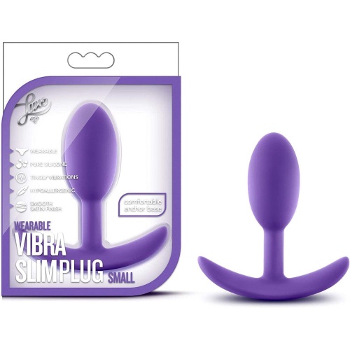 Luxe Wearable Vibra Slim Butt Plug - Small Size