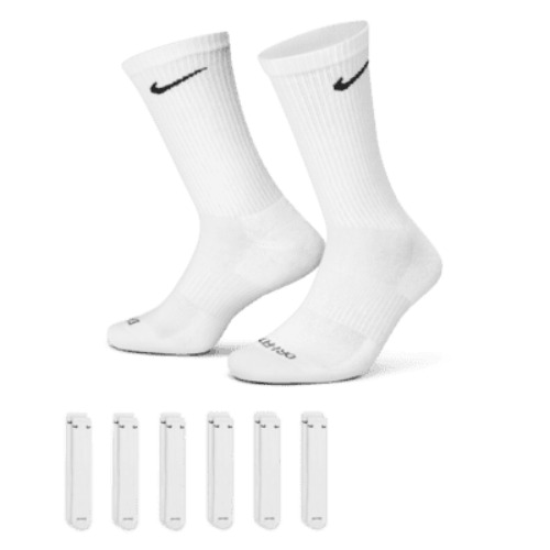 Nike Everyday Plus Cushioned Calcetines largos de entrenamiento (6 pares)
