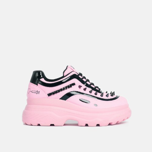 Yandoll Pink Yami Trainers | UK 6 / Pink