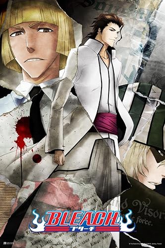 Bleach Anime Poster Shinji Coyote Ichigo Merchandise Sword Manga Comic Cool Aesthetic Modern Wall Decor Picture Japanese Bedroom Living Room Weeb Fan Birthday Cool Wall Art Print Poster 16x24 - Shinji Coyote | 14981 - 24L" x 16W"