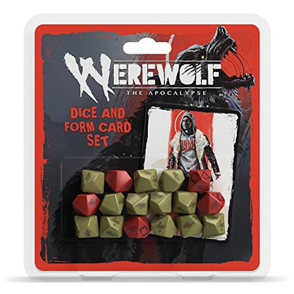 Werewolf: The Apocalypse 5th Edition Roleplaying Game Dice & Form -Card Set