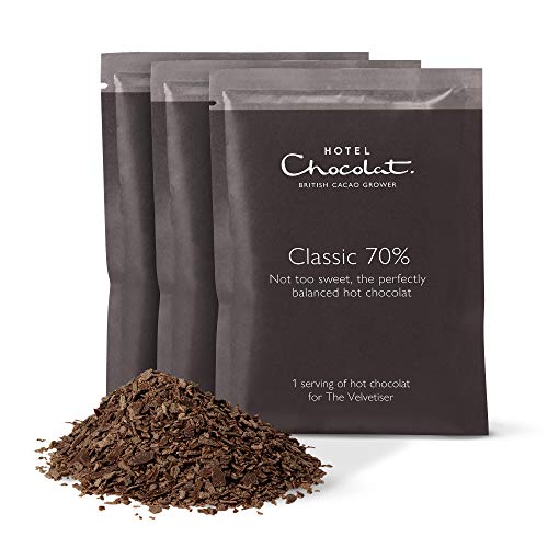 Hotel Chocolat 70 Percent Classic Hot Chocolate (pack of 20 Single Serve Sachets) - Classic - 20 Count (Pack of 1)