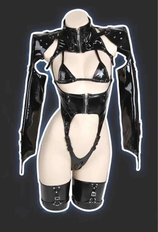 Dark Reign Sexy Lingerie Set Different Iron Combat Suit Cosplay Costume Outfit