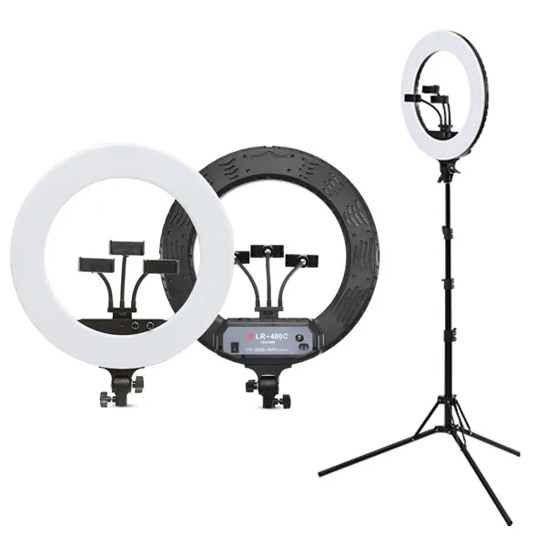 Jinbei LR-480C Selfie Ring LED Lights with L-180 Stand KIT