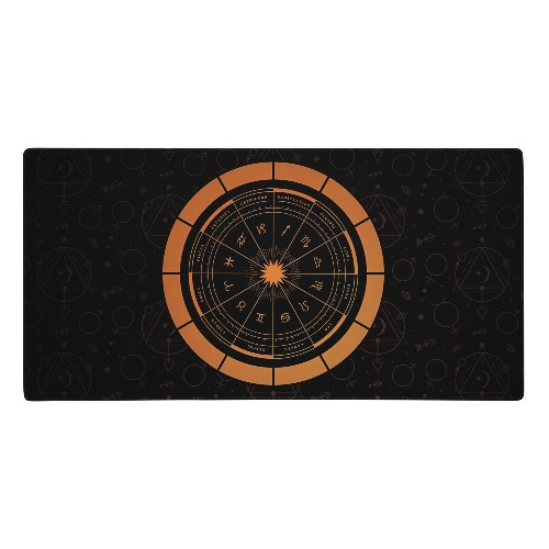 Horoscope Wheel Gaming Mousepad/Battlemat - 36″×18″