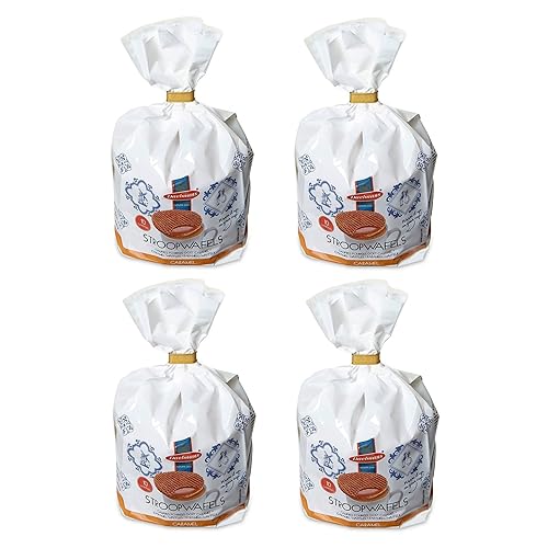 Stroopwafels 290g 10 Pack - Caramel Wafers Waffles Biscuits Stroopwafels Daelmans (Pack of 4) - 290 g (Pack of 4)