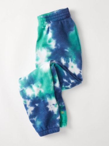 Tie Dye Dream Joggers by Woodley + Lowe - C1 / pacific/008EAA