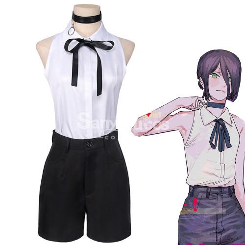 【In Stock】Anime Chainsaw Man Cosplay Reze Cosplay Costume - S
