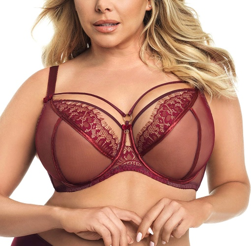 Gorsenia Reggiseno Non Imbottito Trasparente con Pizzo K496 Paradise : Gorsenia: Amazon.it: Moda