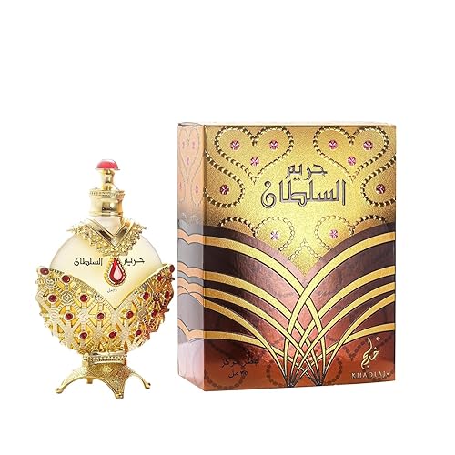 KHADLAJ PERFUMES Hareem Al Sultan Gold Concentrated Perfume Oil for Unisex, 1.18 Ounce - 1.18 Fl Oz (Pack of 1)