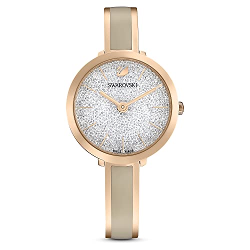 Swarovski Crystalline Crystal Watch Collection - Crystalline Delight - Gray Rose Tone Finish