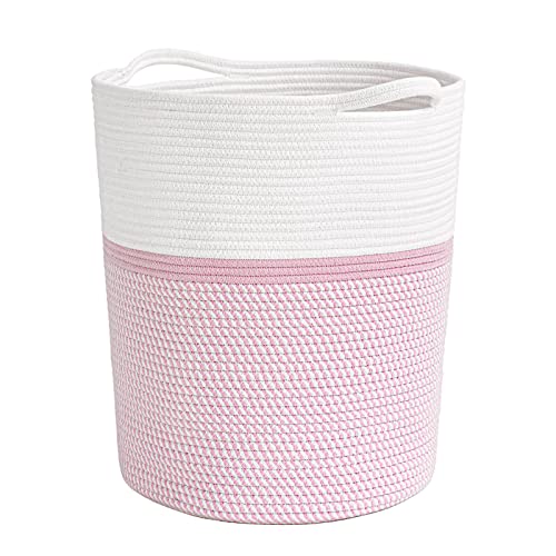 Pink Laundry Storage Basket