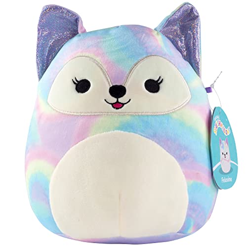 Squishmallow 8" Rainbow Tie Dye Fox Plush