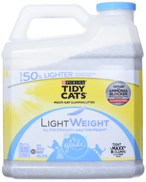 Tidy Cats Glade Clear Springs Lightweight Cat Litter for Multiple Cats - 2.72 kg -