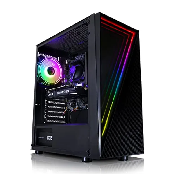 AWD-IT | PC Gamer, Ordinateur de Bureau, PC Gaming - Processeur AMD Ryzen 7 5700X • NVIDIA RTX 3060 12 Go • RAM DDR4 16 Go • SSD 1 to M.2B • WiFi • ARGB Boîtier Infinity Noir • Windows 11