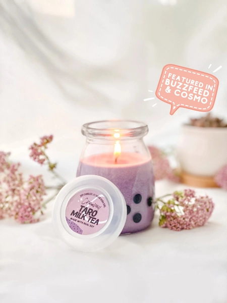 Taro Milk Tea Candle