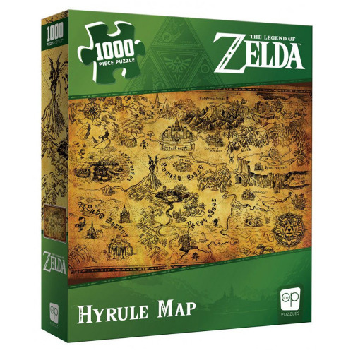 The OP The Legend of Zelda Hyrule Map Puzzle 1000 pieces | Default Title