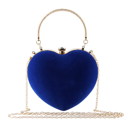 LUI SUI Womens Clutch Heart Purse