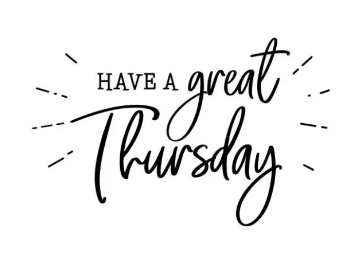 It's Thursday!