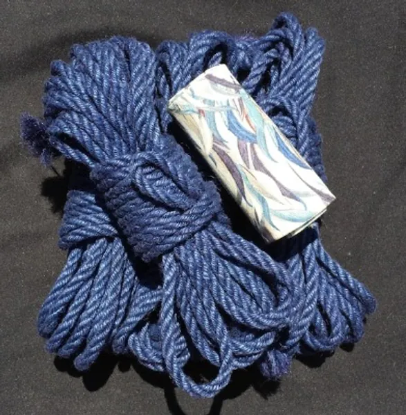 Sapphire Blue Shibari Rope Bondage Kit | Etsy