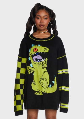 Reptar's Revenge Oversized Sweater | Small