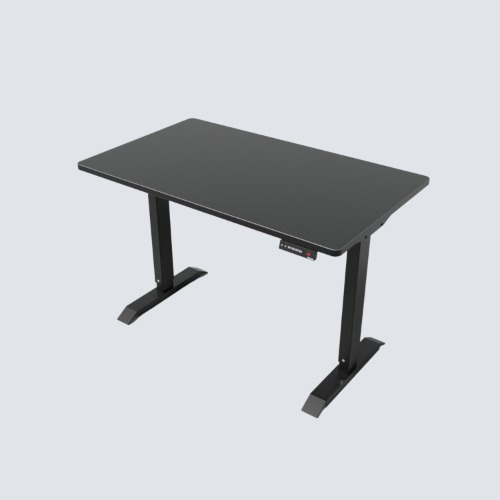 Stance Executive Single Motor Standing Desk | Black / Black / 120x60 cm