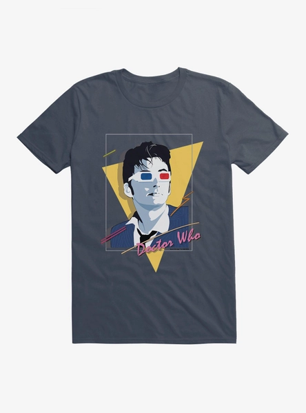 Doctor Who The Tenth Doctor 80s Art T-Shirt