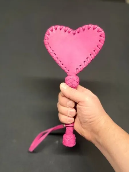 Paddle Leather Heart Bdsm Paddle Spanking Paddle Daddy | Etsy UK