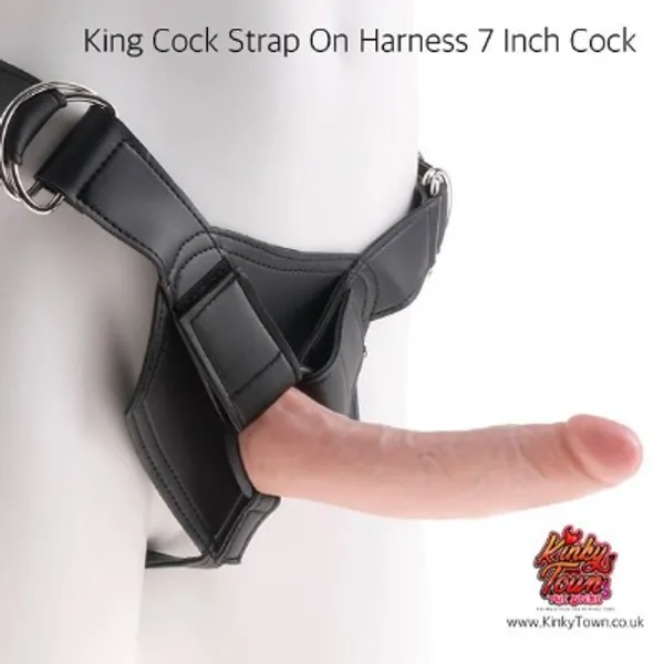 King Cock Strap on Harness 7 Inch Cock | Etsy UK