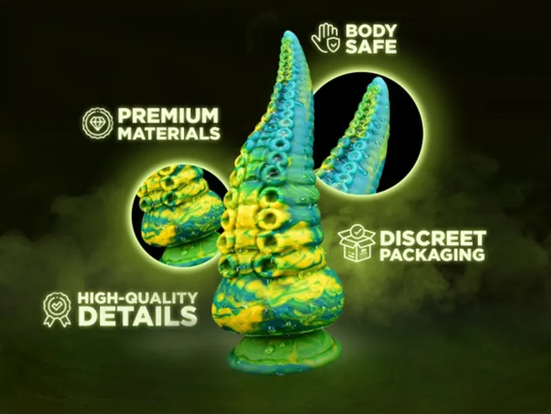 Eroton  Tentacle Dildo Silicone Dildo Animal Dildo Huge | Etsy UK