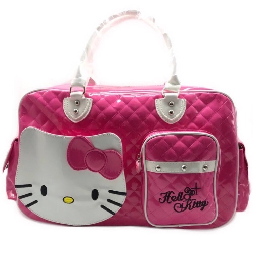 Oversized Kitten Duffle Bag - Red