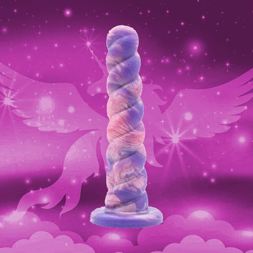 Horny the Unicorn Dildo - Add Suction Cup / Soft 00-30