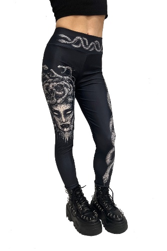 Heavy Metal Medusa Leggings | M