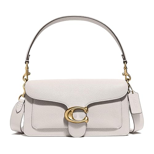 Coach Women's Polished Pebble Leather Tabby Shoulder Bag 26 Refresh - One Size - Chalk